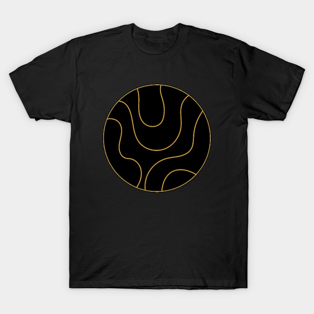 Black Planet T-Shirt by Astrological Merchandise